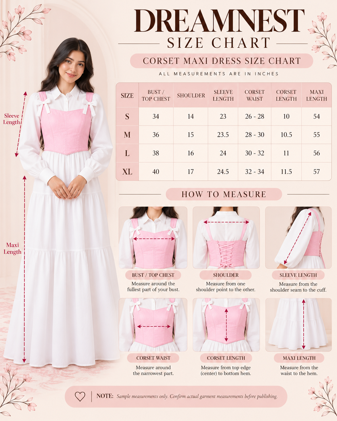 Rose Ribbon Maxi – DreamNest